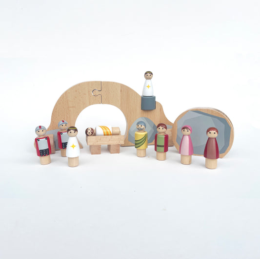 Wooden Easter Sunday Play Set